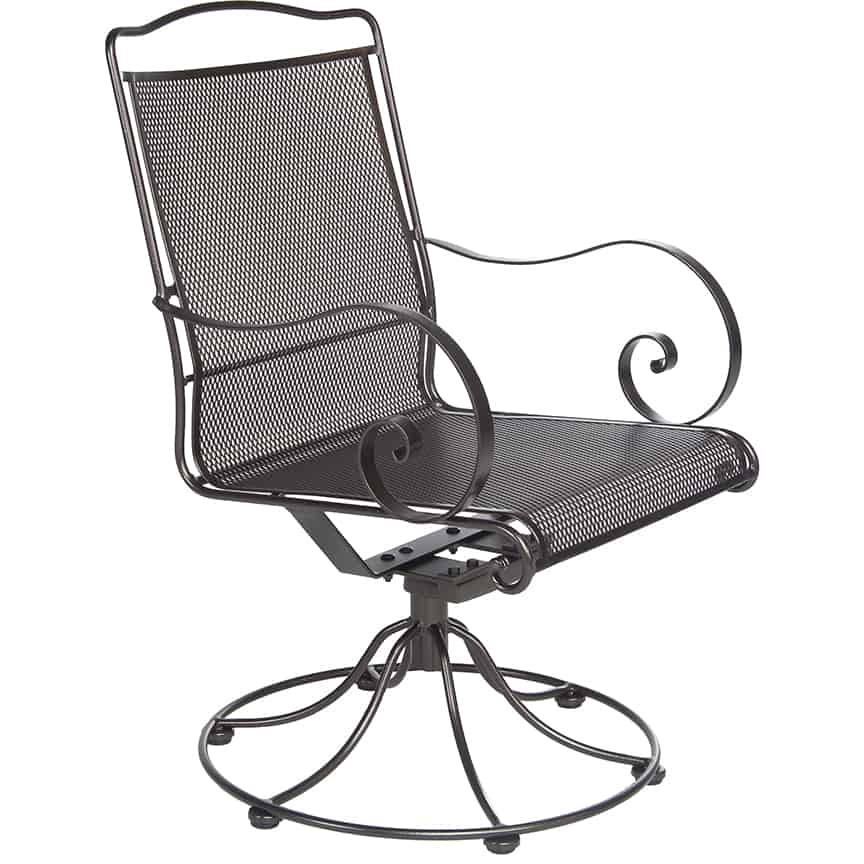 Avalon Dining Swivel Rocker Arm Chair Ultra Modern Pool Patio - Metal Mesh Swivel Patio Chairs Avalon Dining Swivel Rocker Arm Chair Ultra Modern Pool Patio - Metal Mesh Swivel Patio Chairs
