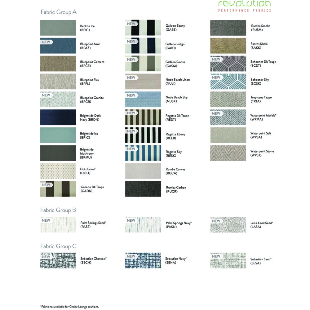 BG Fabric Revolution Colors 2025