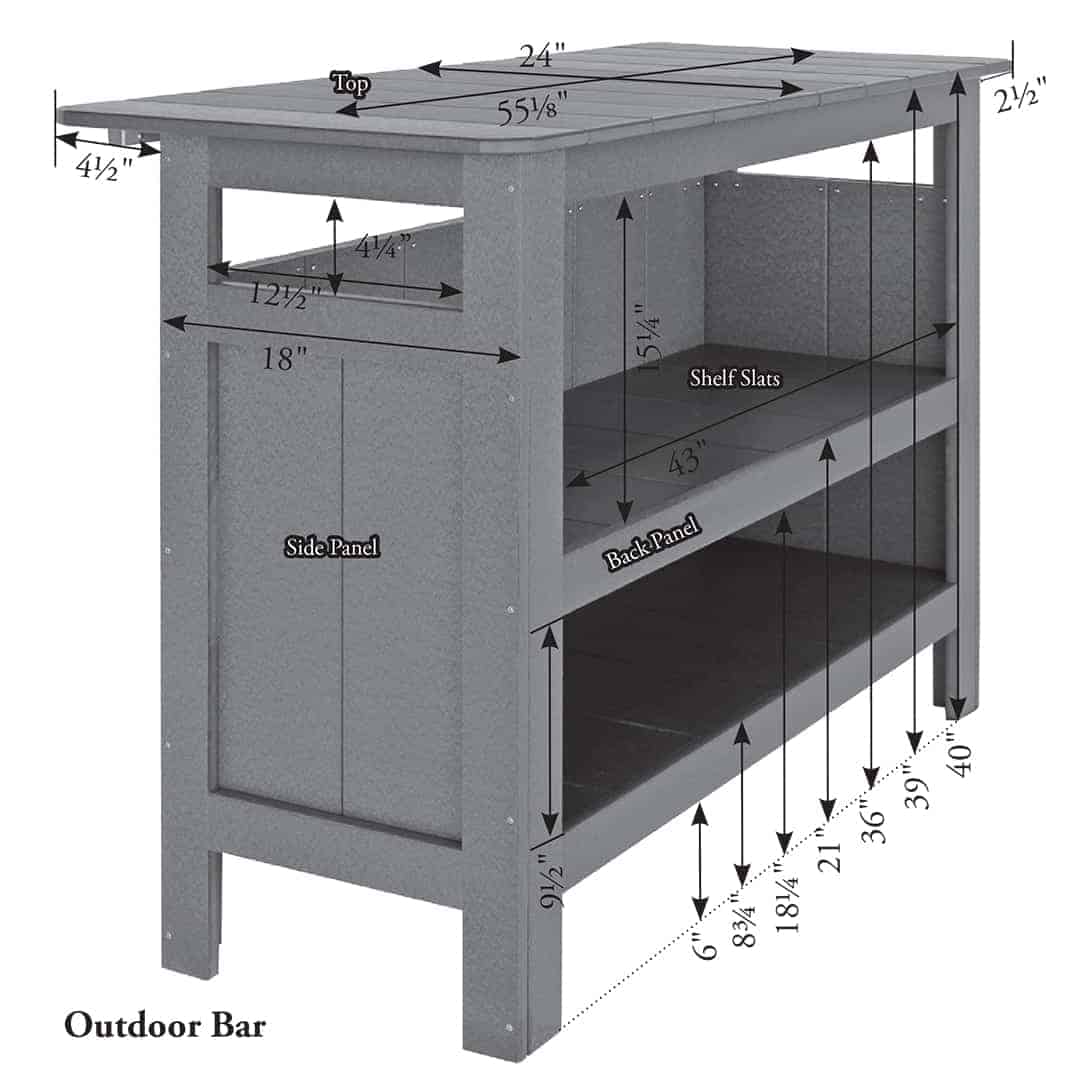 Berlin Gardens Outdoor Bar Ultra Modern Pool & Patio