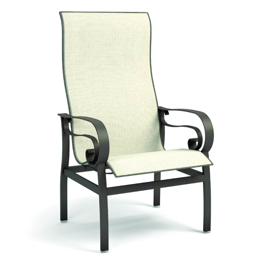 Emory High Back Dining Chair Ultra Modern Pool & Patio
