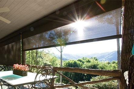 Vertical Drop Curtains Ultra Modern Pool Patio Vertical Drop Curtains Ultra Modern, Drop Curtains Patio