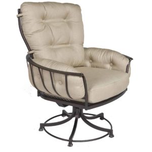 424-SR OW Lee Monterra Club Swivel Rocker Dining Chair