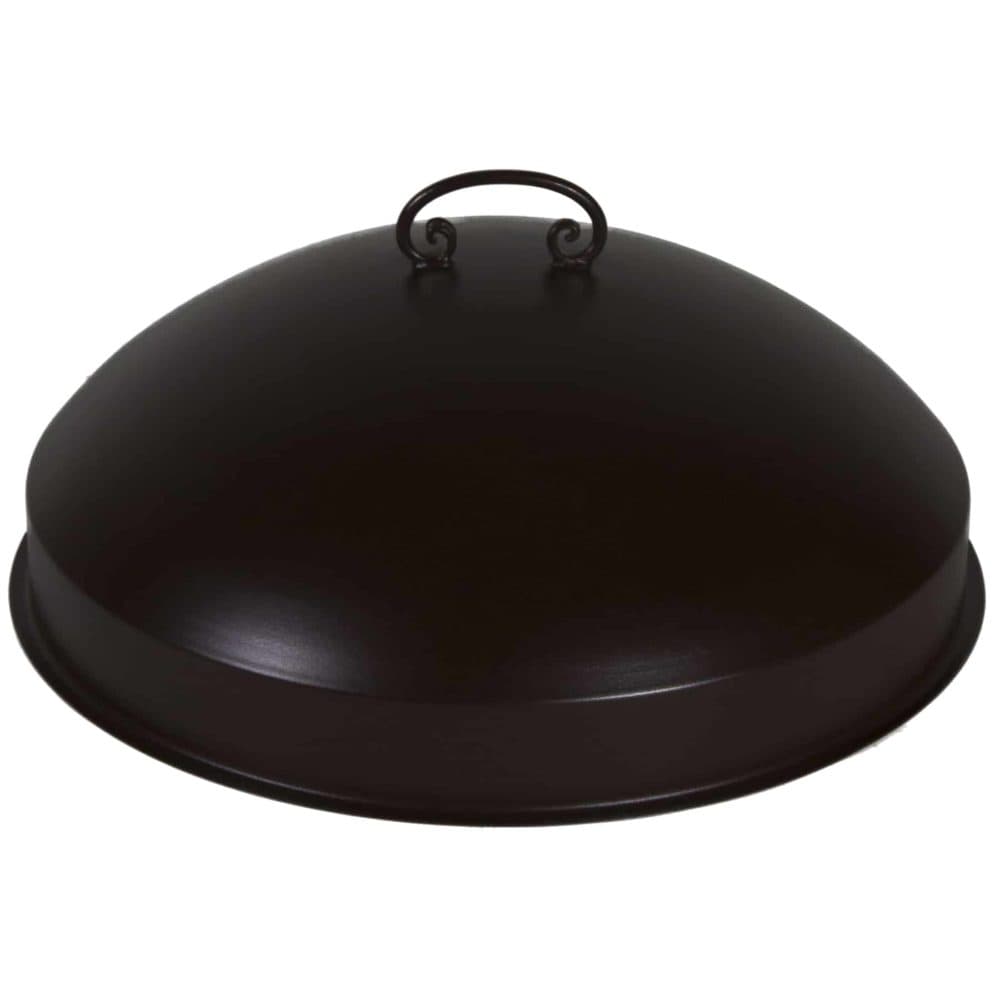 Dome Fire Pit Burner Cover 24" Ultra Modern Pool & Patio