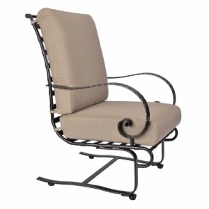 937-SBW OW Lee Classico Hi-Back Spring Base Lounge Chair