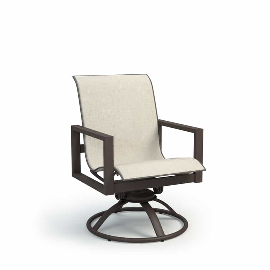 Sutton Low Back Swivel Rocker Ultra Modern Pool Patio