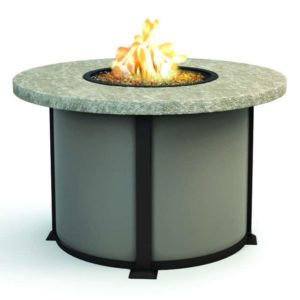 Homecrest Sandstone Fire Table 42 round 4642DSS Sandstone 42 Fire Table