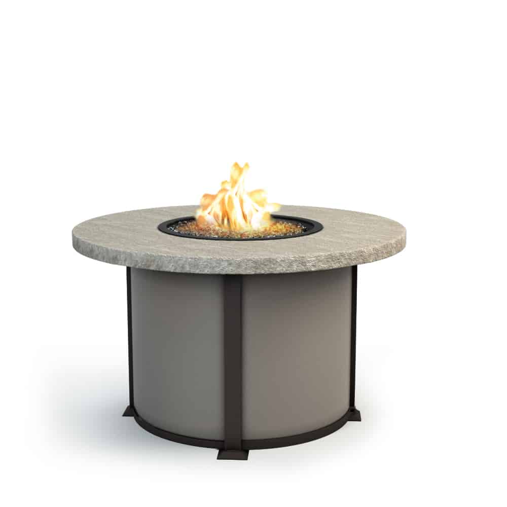 Homecrest Slate Fire Table 48 round 4648DSL Slate 48 Fire Table