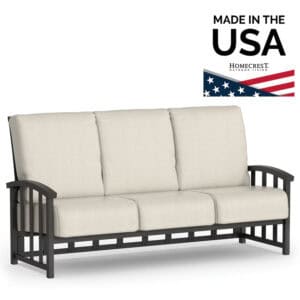 Homecrest Liberty Sofa Aluminum 1643A