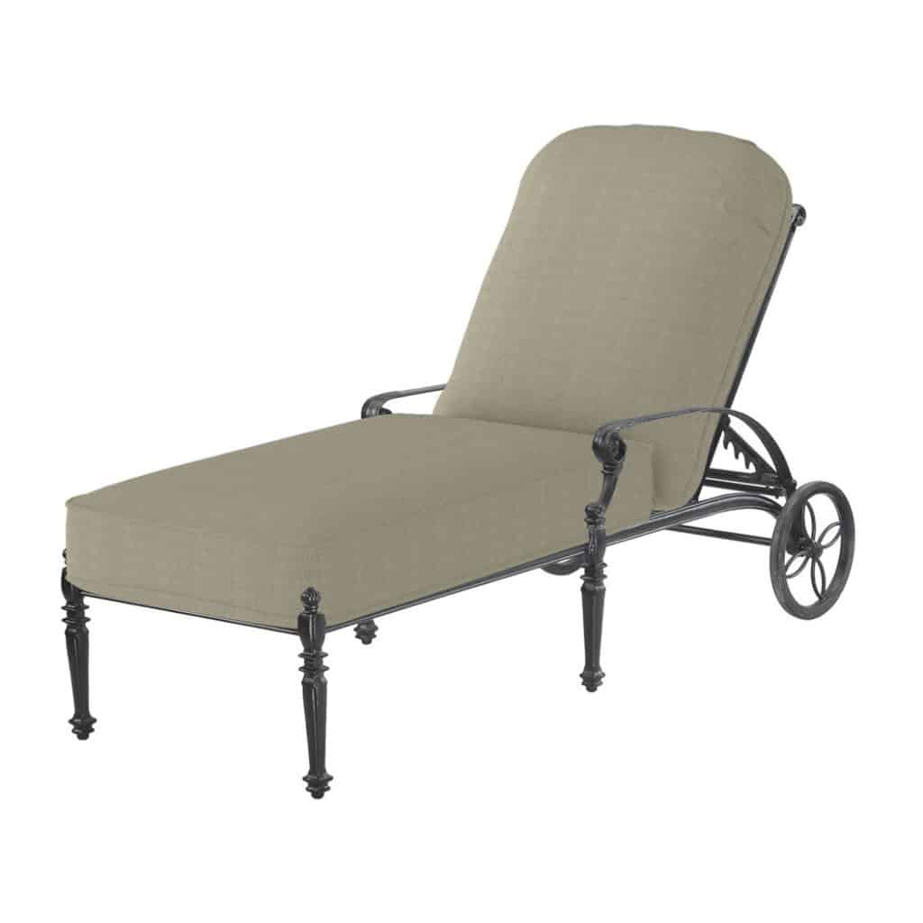 Grand Terrace Cushion Chaise Lounge Ultra Modern Pool & Patio