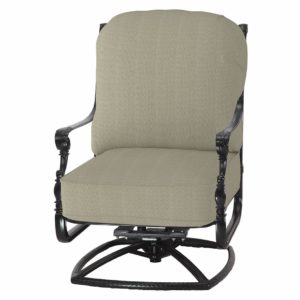 1034HB24 grand terrace cushion high back swivel rocker lounge chair