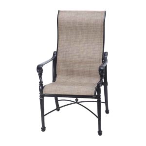 50340001 Gensun grand terrace sling high back dining chair