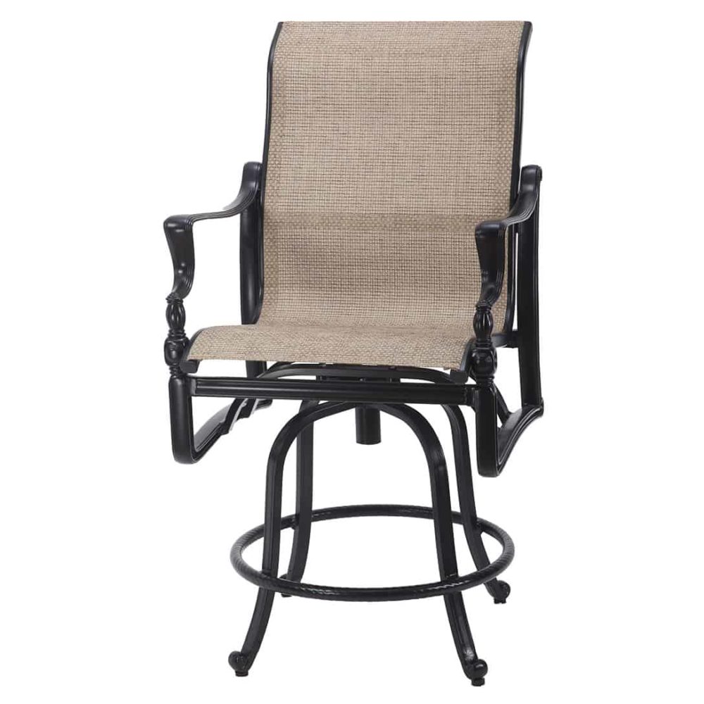 50990006 gensun bel air sling swivel balcony stool