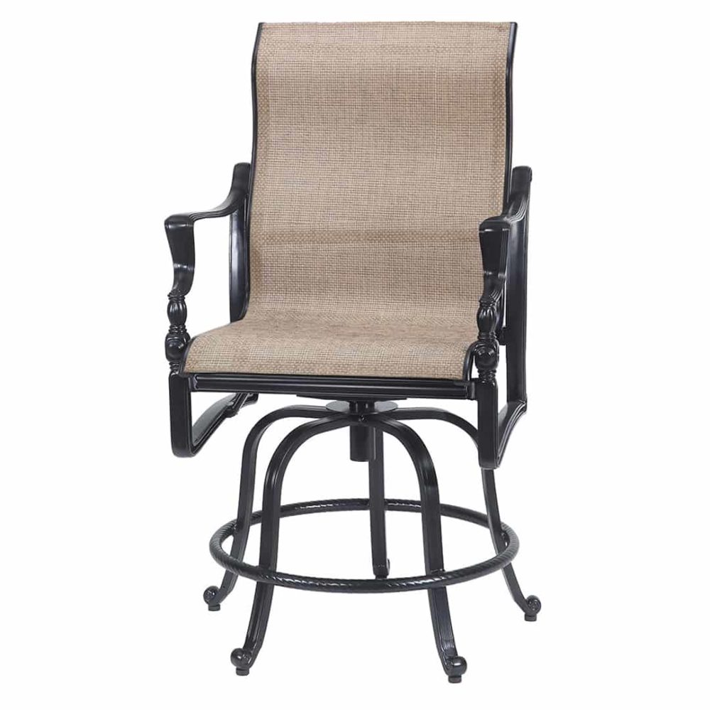 50990036 gensun bel air sling swivel rocker balcony stool
