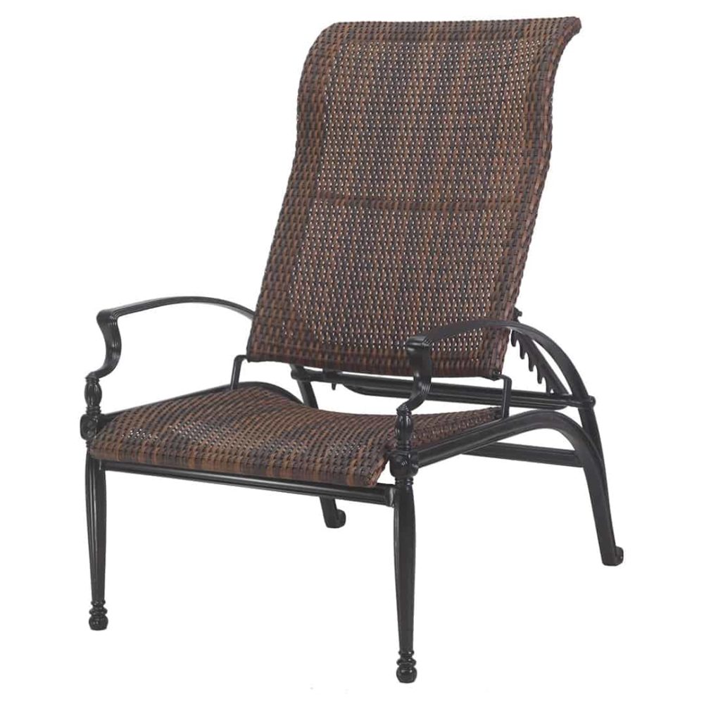 70990015 gensun bel air woven reclining chair