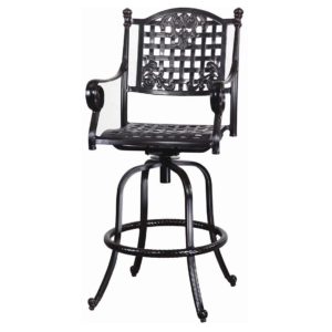 80410007 gensun verona swivel bar stool