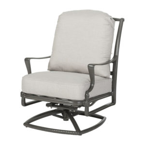 Gensun Bel Air Cushion High Back Swivel Rocker Loung Chair