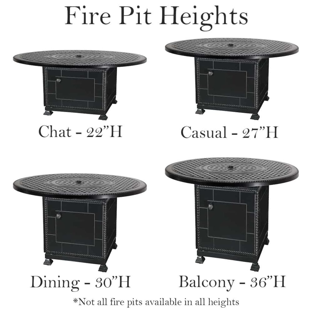Gensun Fire Pit Heights Icon