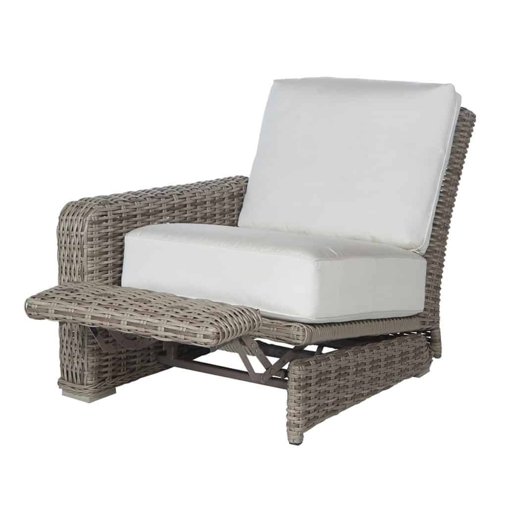 Laurent Modular Right Incliner Chair Section - Ultra Modern Pool & Patio