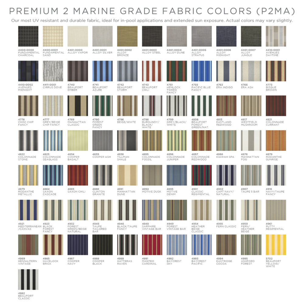 Ledge Lounger Fabric Marine Premium 2 2021