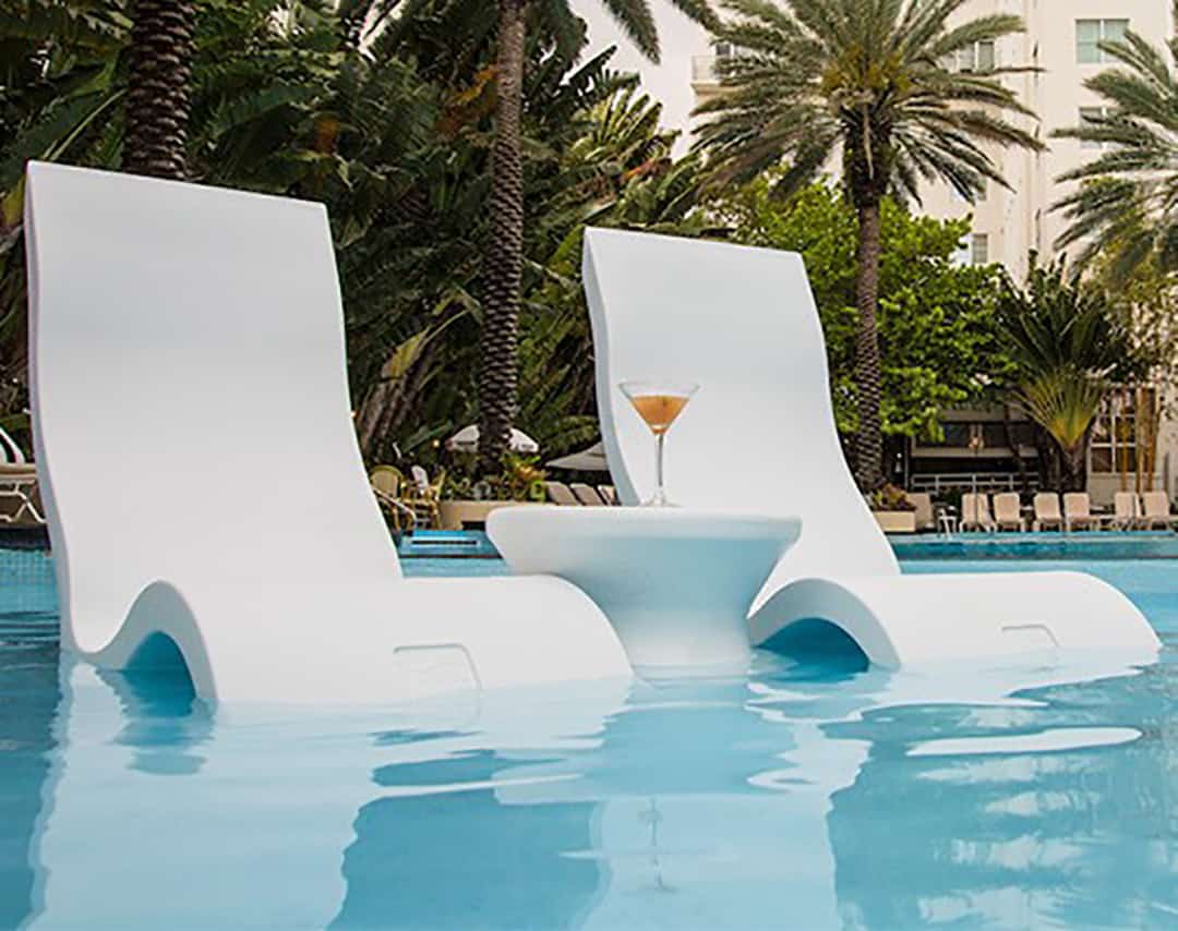 Ledge Lounger High Back Chair - Ultra Modern Pool & Patio