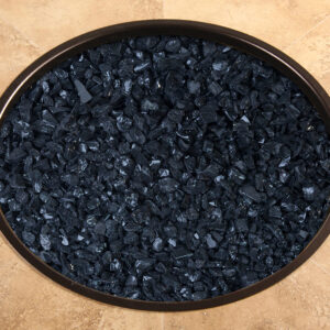 O.W. Lee Fire Glass Black Crushed 5388-CBL
