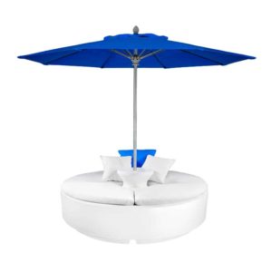 LL-SG-SB-6RD Ledge Lounger Signature Round Sunbed Umbrella 1505