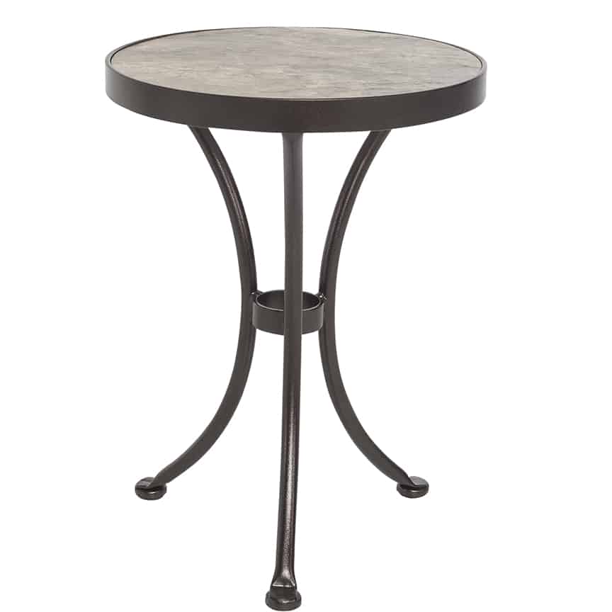 QS-51-LT18RD OW Lee QS Round Side Table 18