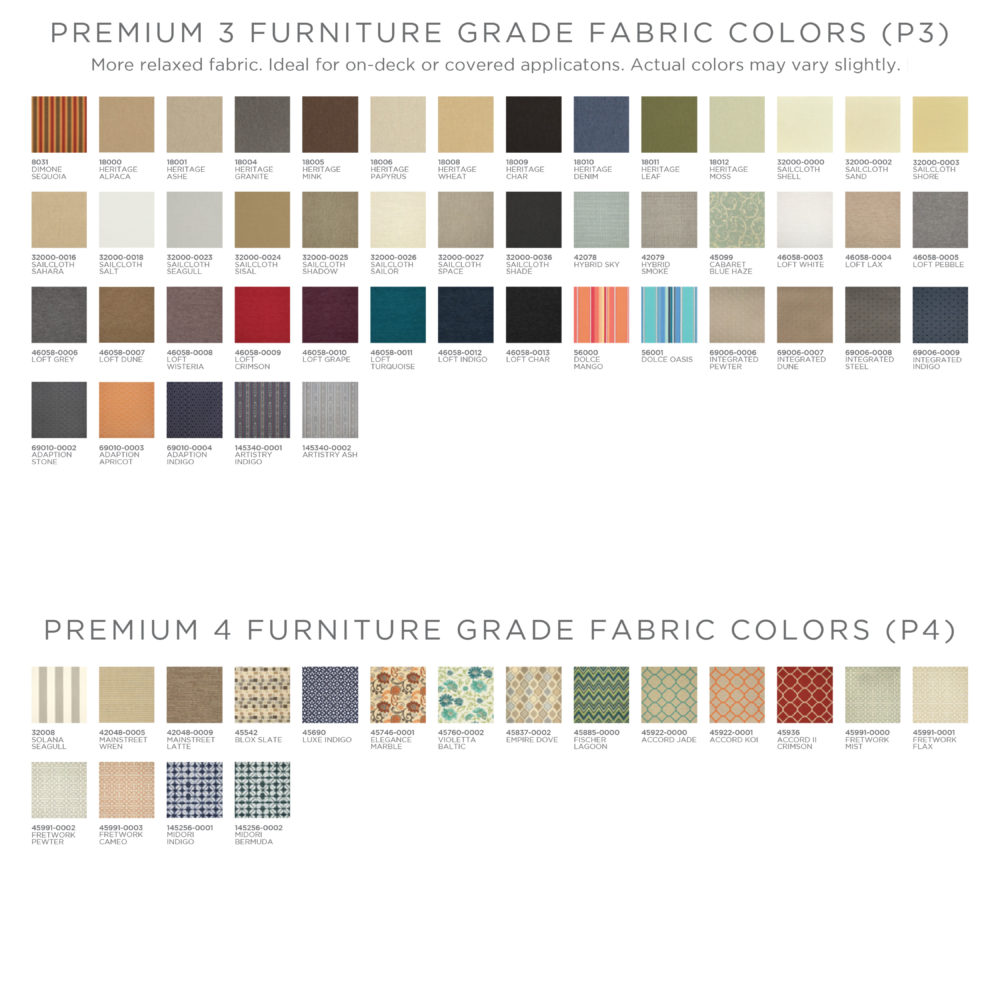 Ledge Lounger Fabric Furniture Premium 3 and 4 - 2022