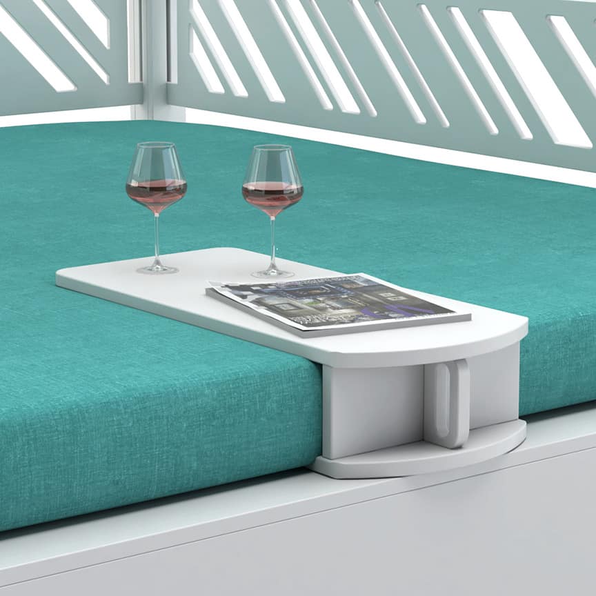 Ledge Lounger Shift Daybed Cocktail Table 1502