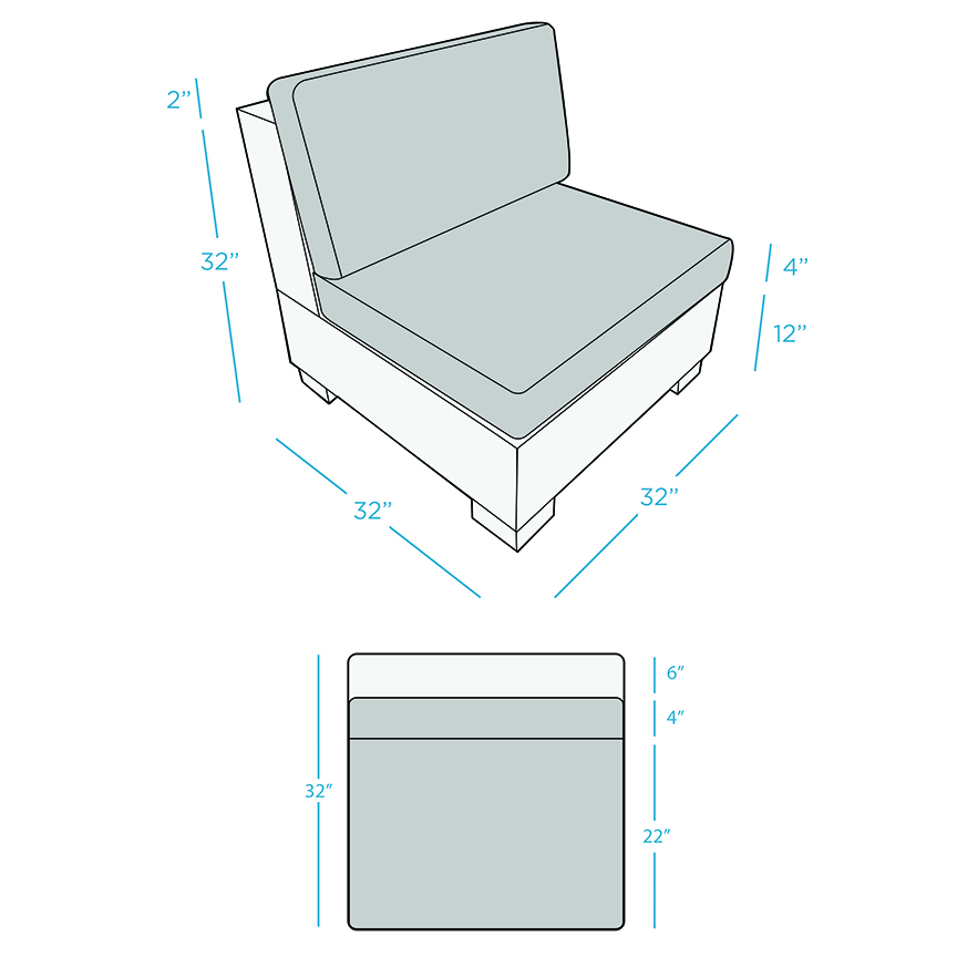 Signature Sectional Middle Specifications