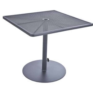 Pedestal Iron Dining Table
