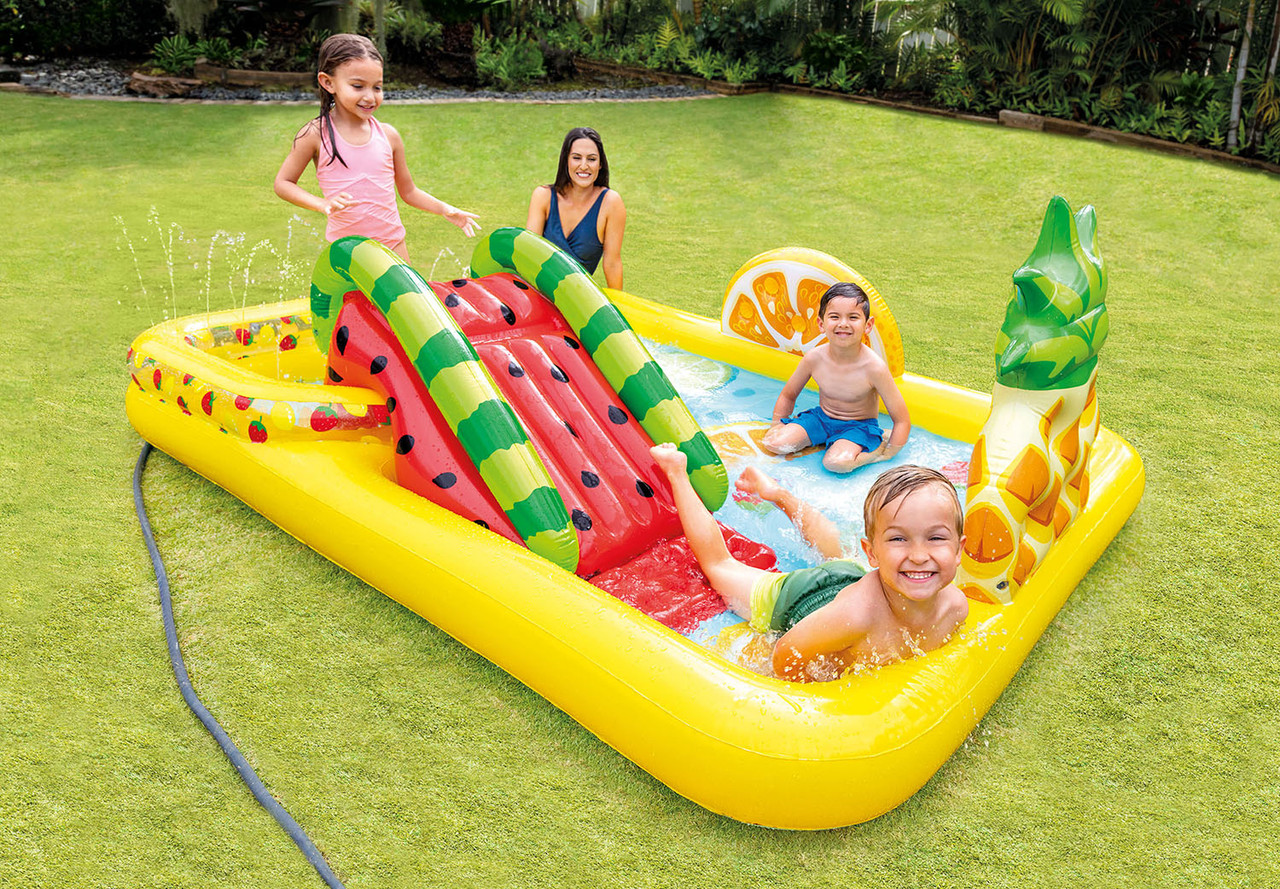 Fun 'N Fruity Inflatable Play Center w/ Slide