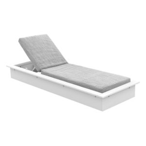 Ledge Lounger Echo Chaise White