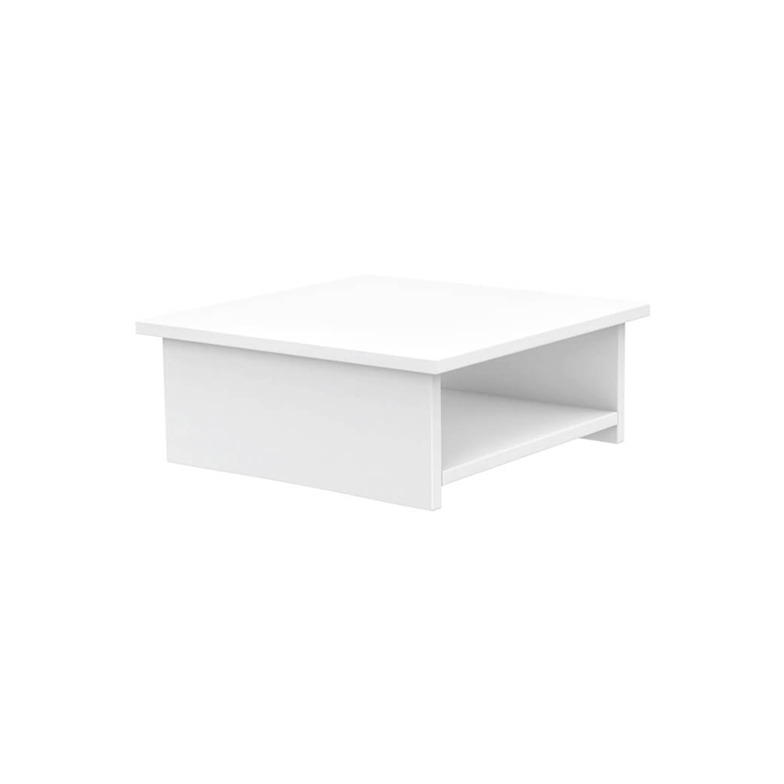 Ledge Lounger Echo Side Table White