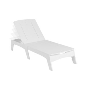 Ledge Lounger Mainstay Chaise White