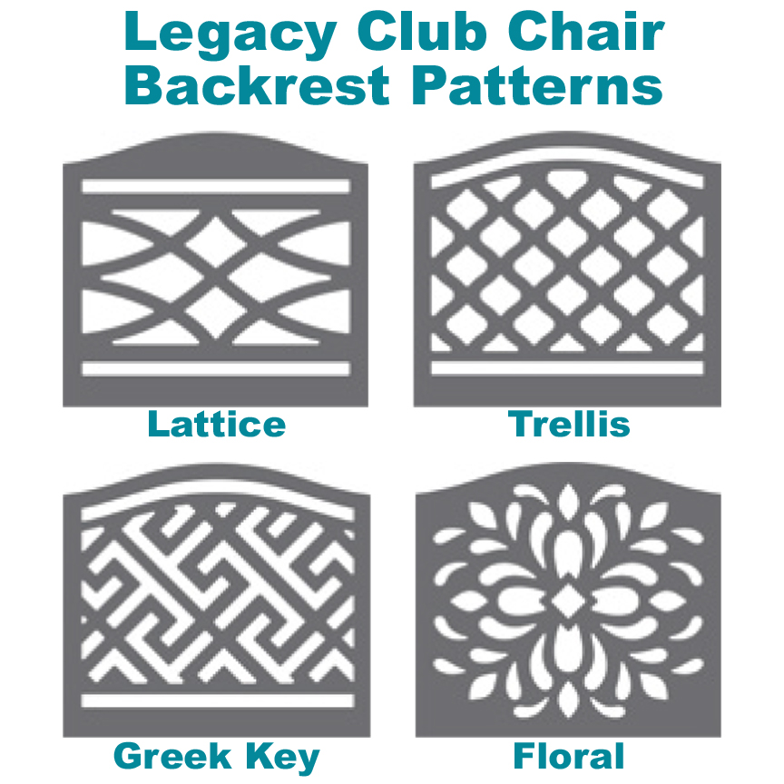 LL Legacy Club Chair Back Patterns