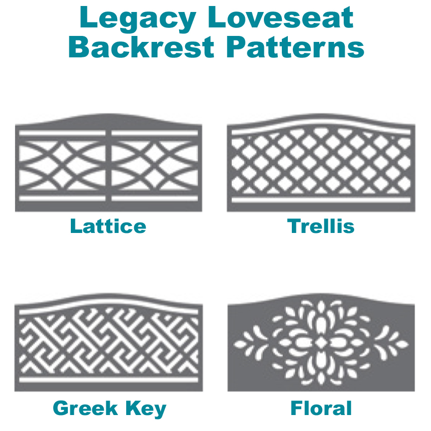 LL Legacy Loveseat Back Patterns