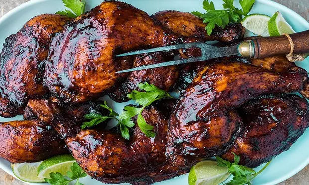 Ancho Chile Smoked BBQ Chicken Legs | Ultra Modern