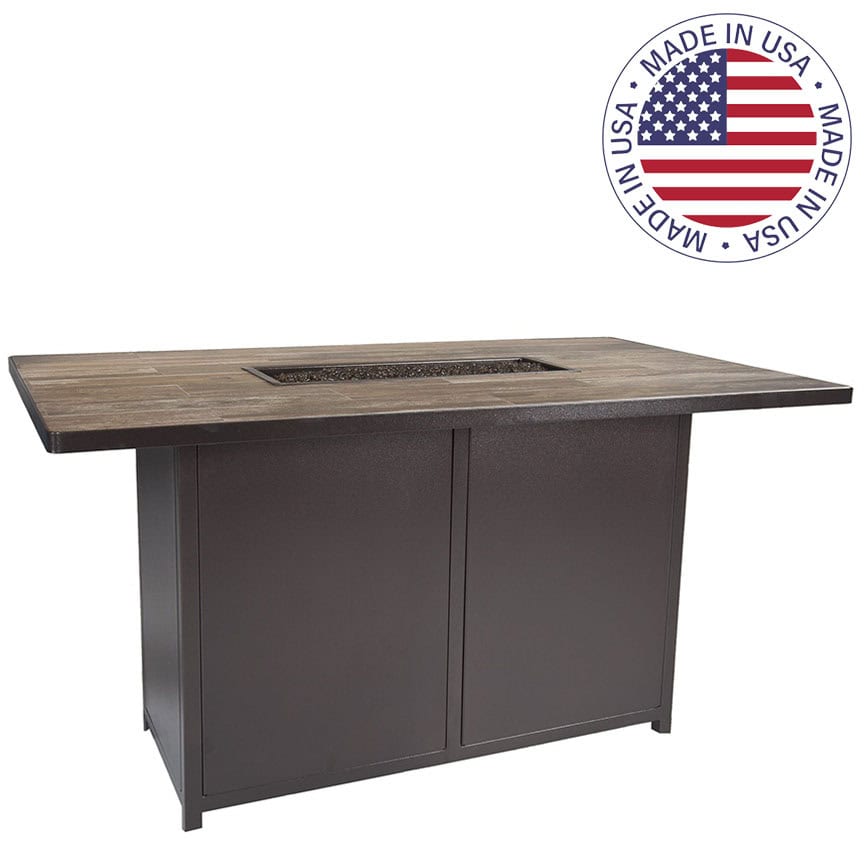 O.W. Lee Elba Aluminum 42x72 Fire Pit 5122-4272K