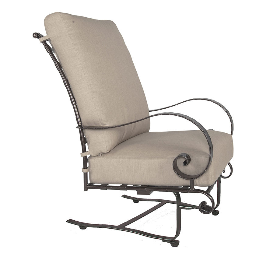 O.W. Lee Classico High Back Sping Base Lounge Chair