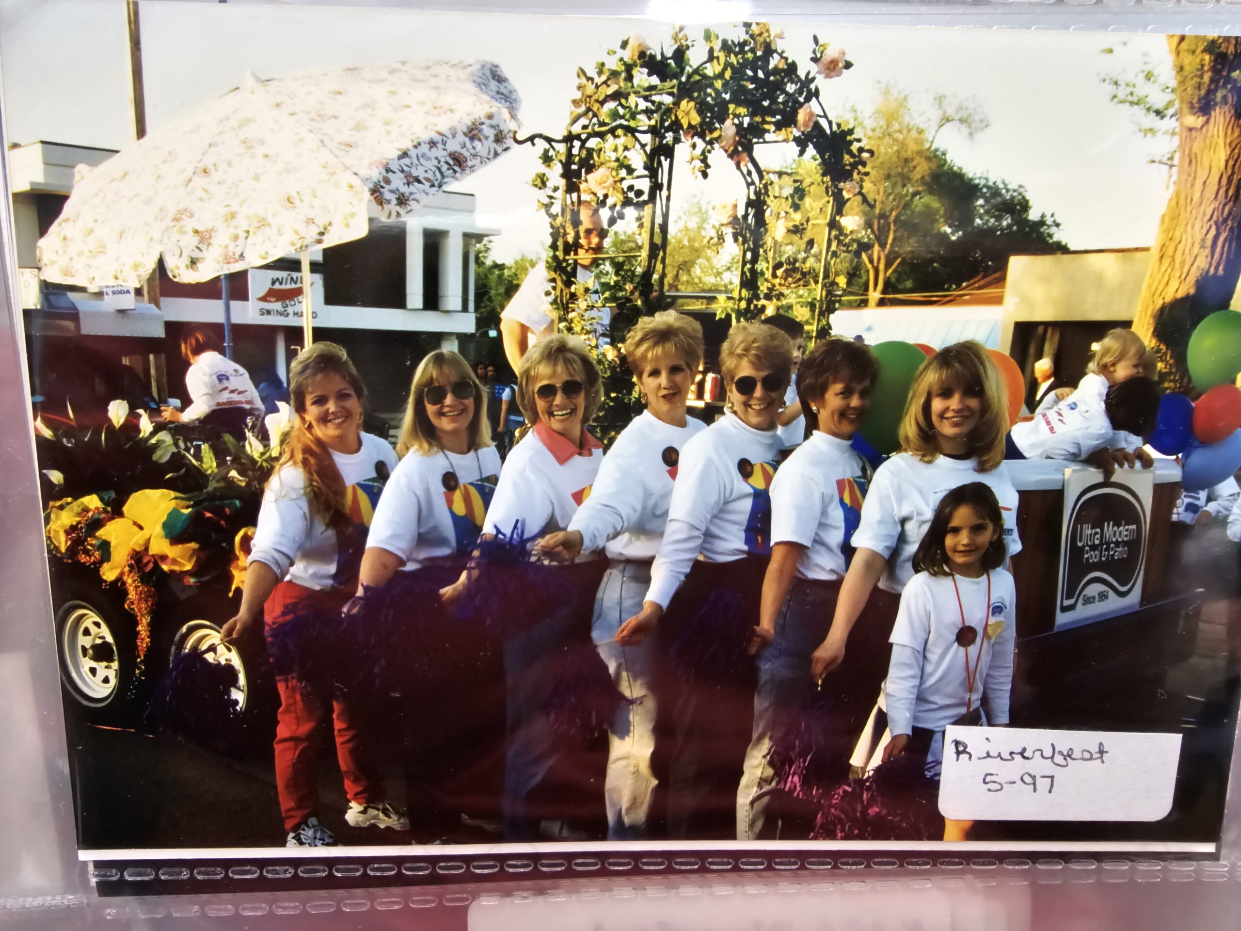 RiverFest 1997 - Kara is on the far right.