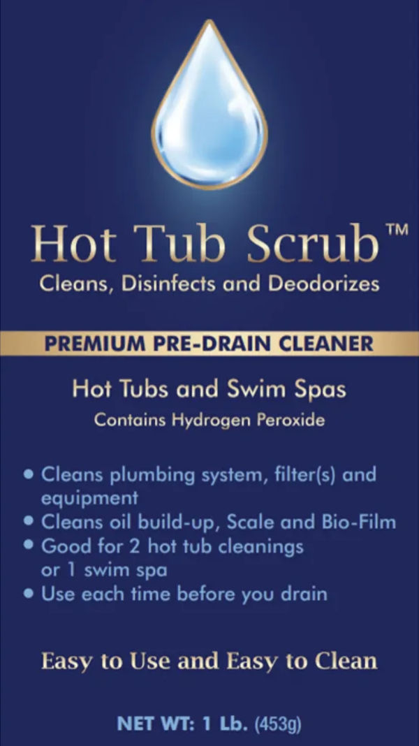 hot tub scrub
