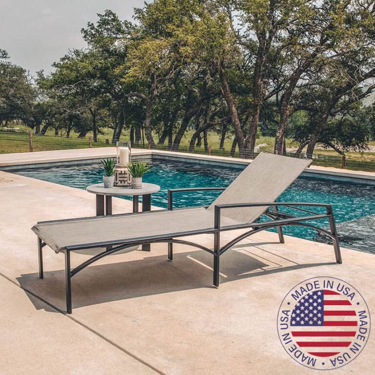 Arc Sling Chaise Lounge - Ultra Modern Pool & Patio