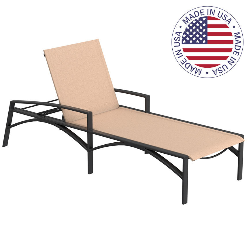 O.W. Lee Arc Sling Chaise Lounge 34198-CH