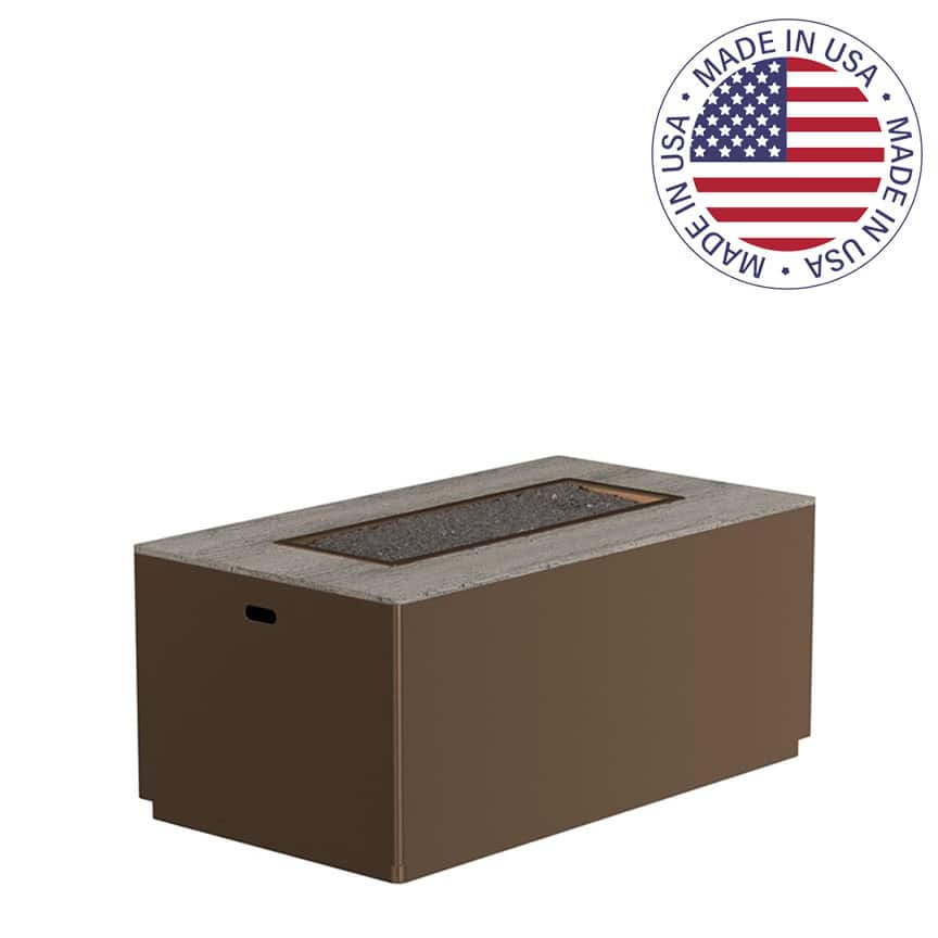 O.W. Lee Moda Aluminum 25x45 Fire Pit 5153-2545O