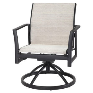 Gensun Echelon Sling Dining Swivel Rocker Chair 50470011