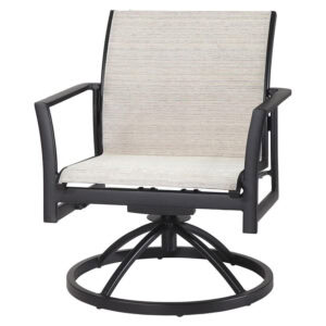 Gensun Echelon Sling Swivel Rocker Lounge Chair 50470024