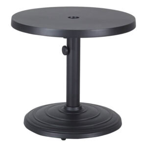 Gensun Meridian Round Umbrella End Table 50lb 1045PE24