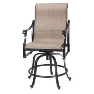 Gensun Michigan Sling Swivel Rocker Balcony Stool 50140036