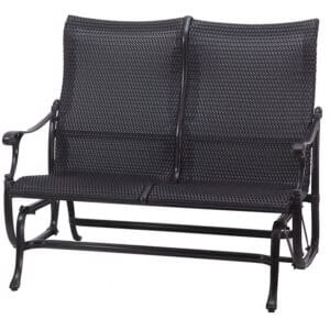Gensun Michigan Woven Loveseat Glider High Back 70140004